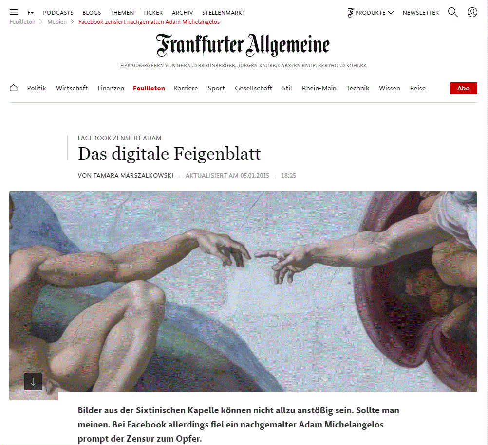 Bericht auf der FAZ.net